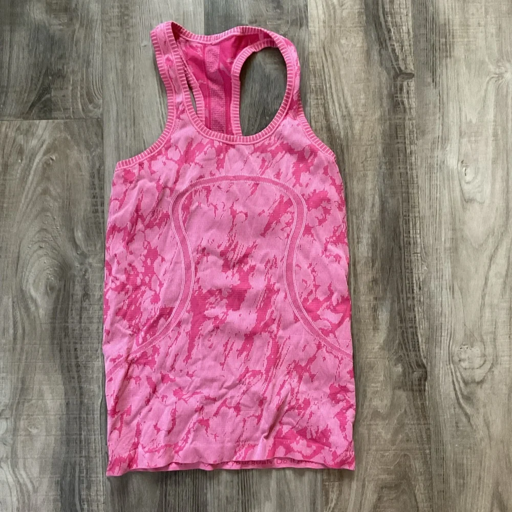 Lululemon Swiftly Tech Racerback Heathered Bon Bon 4